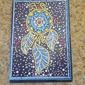 Jeweled Dreamcatcher Soft Leather Notebook/journal